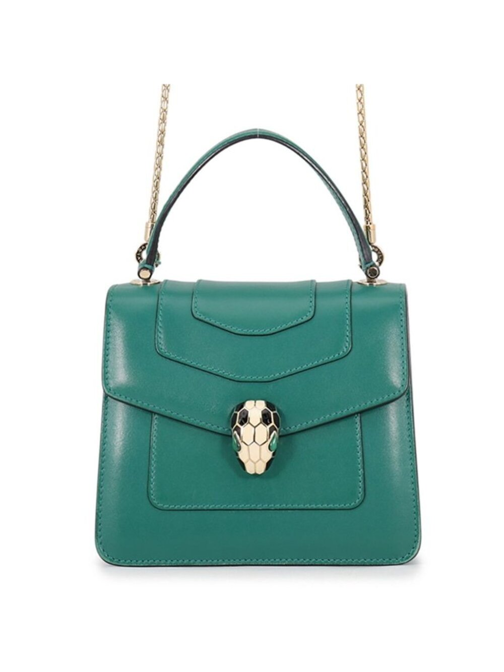 Bvlgari Handbag Serpenti Forever Top Handle Calf Leather 2-Way